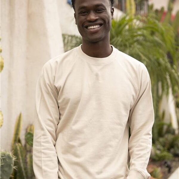 Independent Trading Co. - Icon Unisex Lightweight Loopback Terry Crewneck Sweatshirt Thumbnail