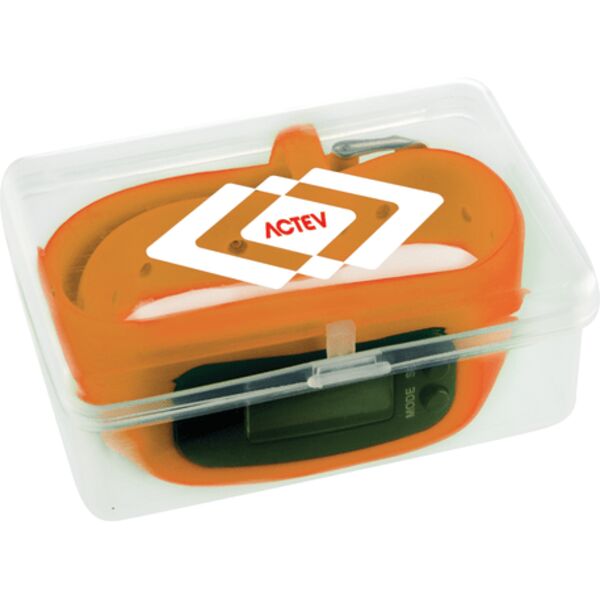 LED Pedometer Watch in Case Thumbnail