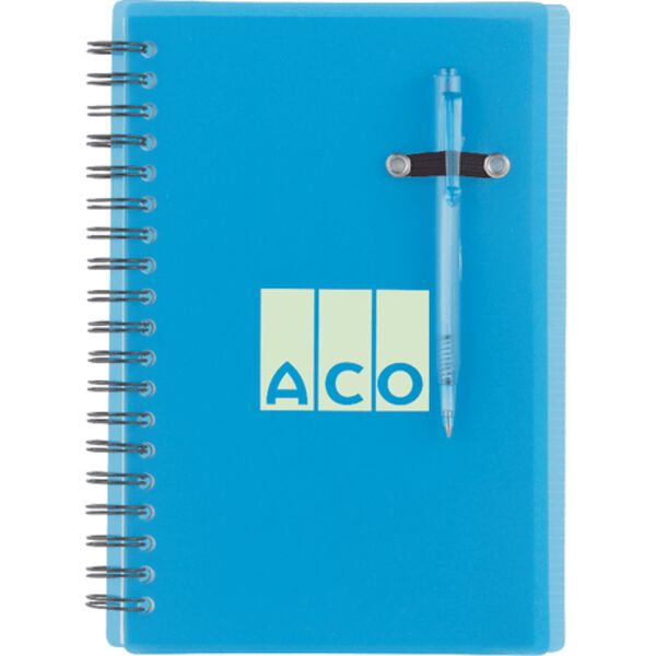 5" x 7" Chronicle Spiral Notebook w/Pen Thumbnail