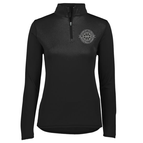 Ladies Attain Wicking 1/4 Zip Pullover *Embroidered Logo* Thumbnail