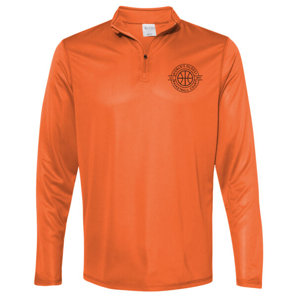 Attain Wicking 1/4 Zip Pullover *Embroidered Logo* Thumbnail